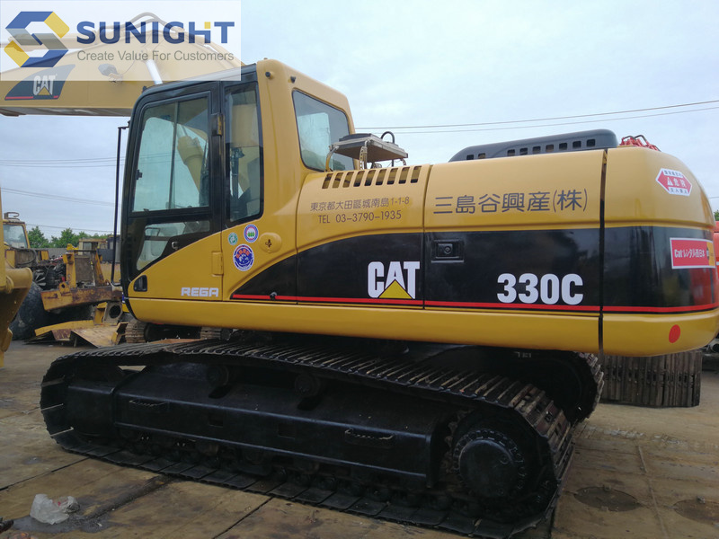 Second hand excavator CAT 330C for sale to Peru