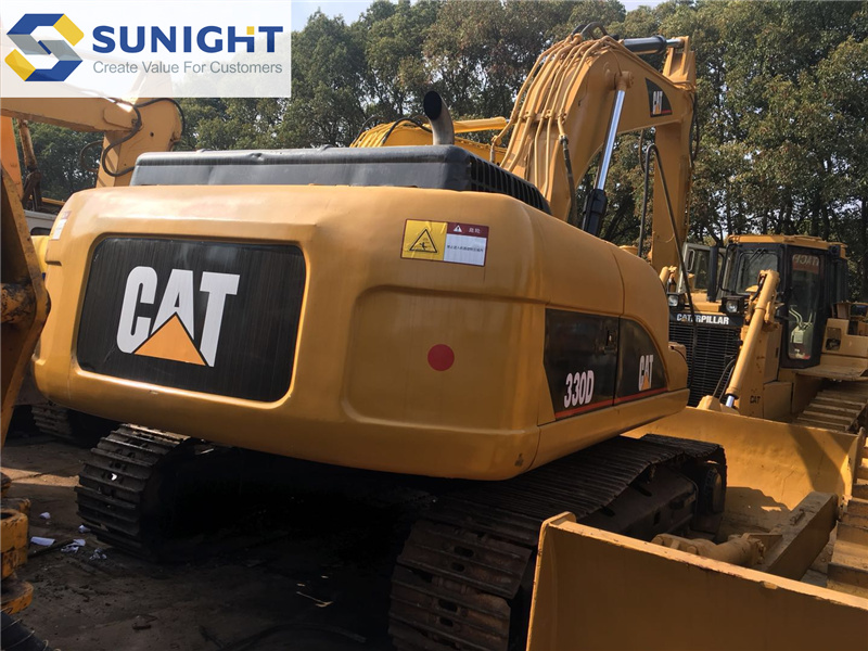 Used CAT 330D excavator is ready for shipping to Maroc