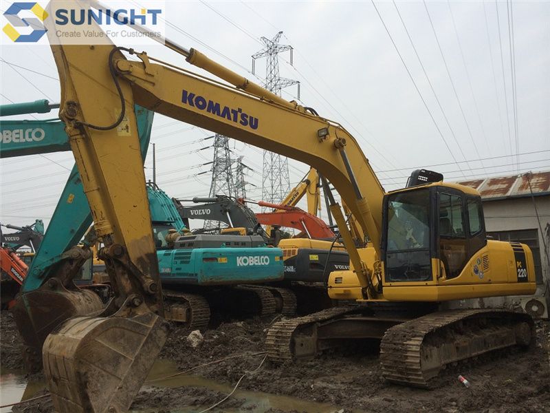  One Unit Used Komatsu Excavator PC220-7 for sale to Ghana
