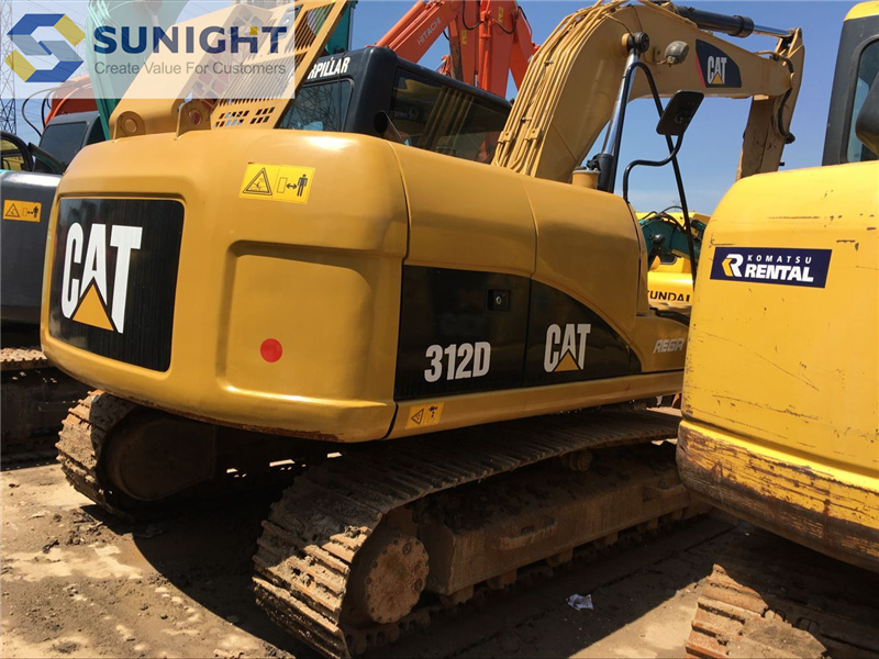 Used CAT 312D excavator ship to Ecuador