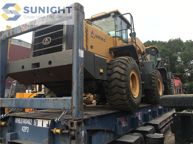 SDLG 956 5Ton wheel loader for sale to Colombia for mining construction