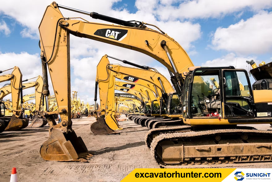 used CAT excavator