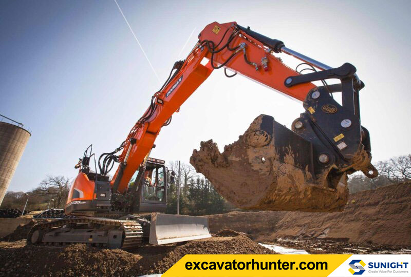 used doosan excavator
